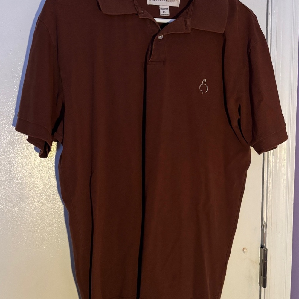 Attus Apparel Brown Polo Shirt for Men